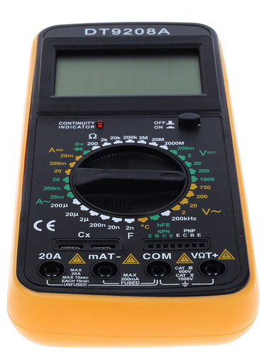 Купить Мультиметр TEK DT 9208A в интернет-магазине DNS. Характеристики, цена TEK DT 9208A | 1118129.