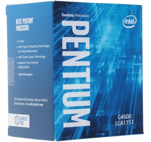 Купить Процессор Intel Pentium G4600 3.6GHz 3Mb DDR3L/DDR4-1600/2133 ...