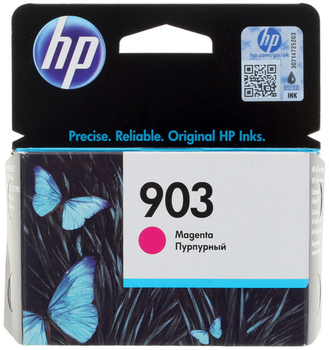 Купить Картридж HP 903 (T6L91AE) пурпурный в интернет-магазине DNS. Характеристики, цена HP 903 (T6L91AE) | 7981776.