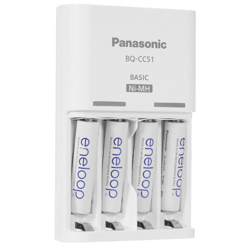 Купить Зарядное устройство Panasonic Eneloop Basic Charger BQ-CC51 в интернет-магазине DNS. Характеристики, цена Panasonic Eneloop Basic Charger BQ-CC51 | 5446615.