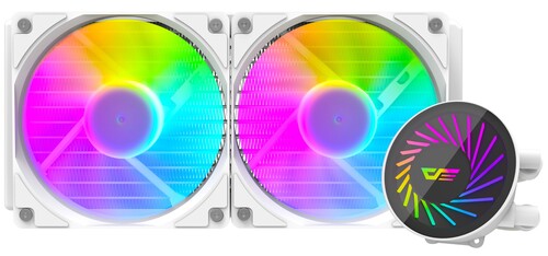 Купить Система охлаждения DarkFlash Radiant DCS 240  белая в интернет-магазине DNS. Характеристики, цена DarkFlash Radiant DCS 240 | 5435801.