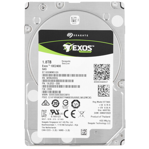 Купить SFF (2.5") Серверный HDD Seagate Exos 10E2400 в интернет-магазине DNS. Характеристики, цена Seagate Exos 10E2400 | 5407164.
