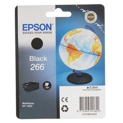 Купить Картридж Epson Black 266 черный в интернет-магазине DNS. Характеристики, цена Epson Black 266 | 7981993.