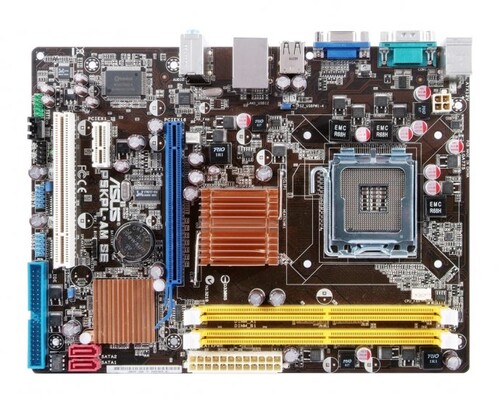 Купить Плата ASUS LGA775 P5KPL-AM/SE G31/ICH7 2xDDR2-1066 PCI-E GMA3100 6ch 2xSATA LAN mATX в интернет-магазине DNS. Характеристики, цена  | 0107987.