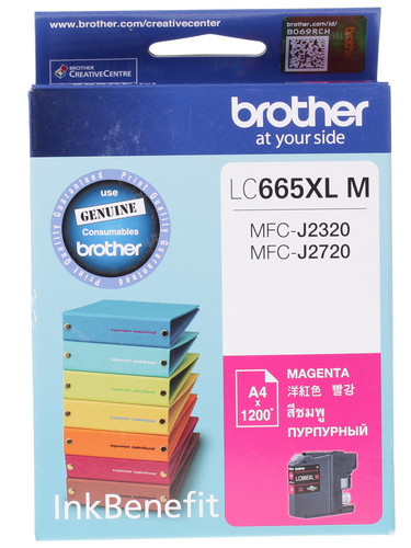 Купить Картридж Brother LC-665XLM пурпурный в интернет-магазине DNS. Характеристики, цена Brother LC-665XLM | 1023618.