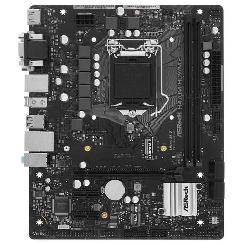 Купить Материнская плата ASRock H470M-HDV/M.2 в интернет-магазине DNS. Характеристики, цена ASRock H470M-HDV/M.2 | 4825170.