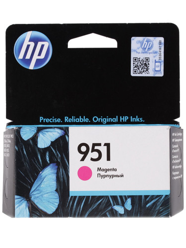 Купить Картридж HP 951 (CN051AE) пурпурный в интернет-магазине DNS. Характеристики, цена HP 951 (CN051AE) | 1022580.