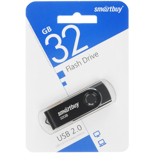 Купить Память USB Flash 32 ГБ Smartbuy Twist [SB032GB2TWK] в интернет-магазине DNS. Характеристики, цена Smartbuy Twist | 9954184.