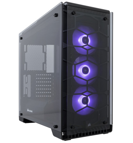 Купить Корпус Corsair Crystal Series 570X RGB [CC-9011098-CN] черный в интернет-магазине DNS. Характеристики, цена Corsair Crystal Series 570X RGB | 5643362.