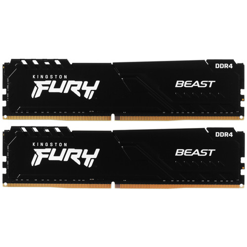 Купить Оперативная память Kingston FURY Beast Black [KF436C18BBK2/32] 32 ГБ в интернет-магазине DNS. Характеристики, цена Kingston FURY Beast Black | 5053544.