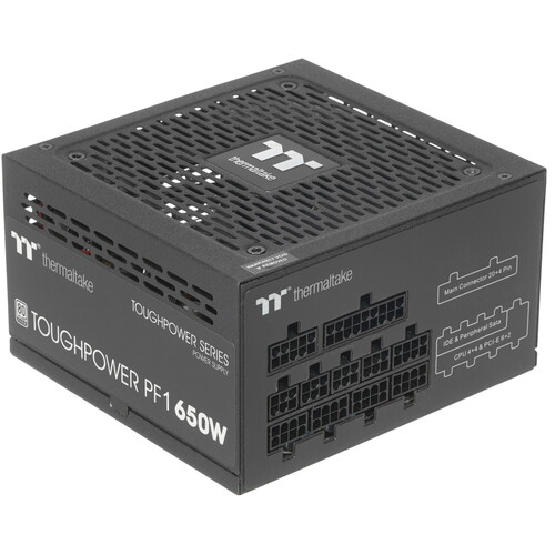 Купить Блок питания Thermaltake Toughpower PF1 650 [PS-TPD-0650FNFAPE-1] черный в интернет-магазине DNS. Характеристики, цена Thermaltake Toughpower PF1 650 | 1674174.