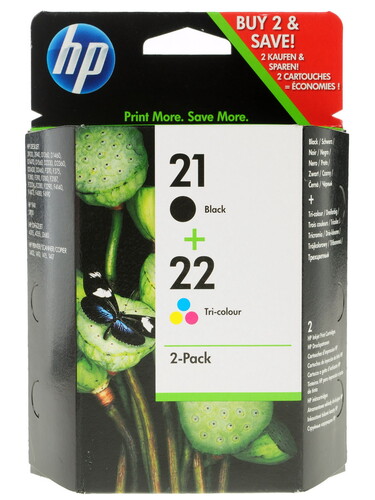 Купить Набор картриджей HP 21/22 (SD367AE) многоцветный, черный в интернет-магазине DNS. Характеристики, цена HP 21/22 (SD367AE) | 0174013.