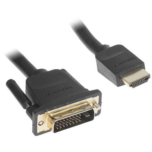Купить Кабель  Vention HDMI - DVI-D, 5 м в интернет-магазине DNS. Характеристики, цена  | 1661259.
