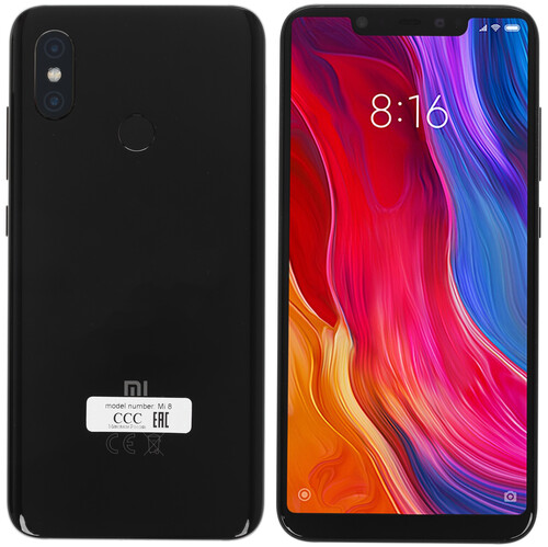 Купить Смартфон Xiaomi Mi 8 6/64Gb [6,21"/LTE/NFC/Cam12+12Mpx/3400mAh/Black] в интернет-магазине DNS. Характеристики, цена  | 1267303.