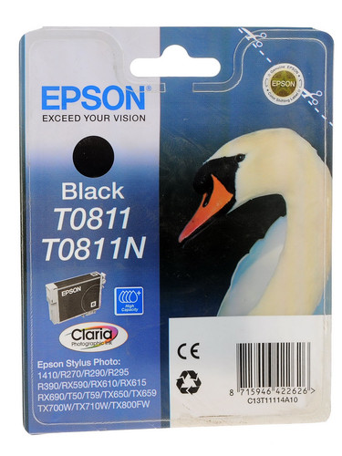 Купить Картридж Epson T0811 черный в интернет-магазине DNS. Характеристики, цена Epson T0811 | 0103888.