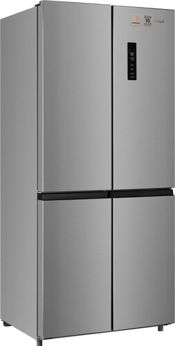 Купить Холодильник многодверный   Weissgauff WCD 590 NoFrost Inverter Premium Biofresh Inox серебристый в интернет-магазине DNS. Характеристики, цена Weissgauff WCD 590 NoFrost Inverter Premium Biofresh Inox | 9008997.