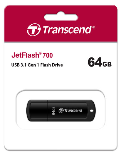 Купить Память USB Flash 64 ГБ Transcend JetFlash 700 [TS64GJF700] в интернет-магазине DNS. Характеристики, цена Transcend JetFlash 700 | 0181773.