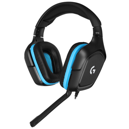 Купить Проводные наушники Logitech G431 черный в интернет магазине DNS ...