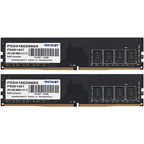 Купить Оперативная память Patriot Signature Line [PSD416G2666K] 16 ГБ в интернет-магазине DNS. Характеристики, цена Patriot Signature Line | 1243559.