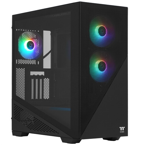 Купить Корпус Thermaltake Divider 370 TG ARGB [CA-1S4-00M1WN-00] черный в интернет-магазине DNS. Характеристики, цена Thermaltake Divider 370 TG ARGB | 5040377.
