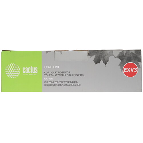 Купить Картридж лазерный Cactus CS-EXV3 черный, с чипом в интернет ...
