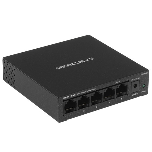 Купить Коммутатор Mercusys MS105GS в интернет-магазине DNS. Характеристики, цена Mercusys MS105GS | 5439119.