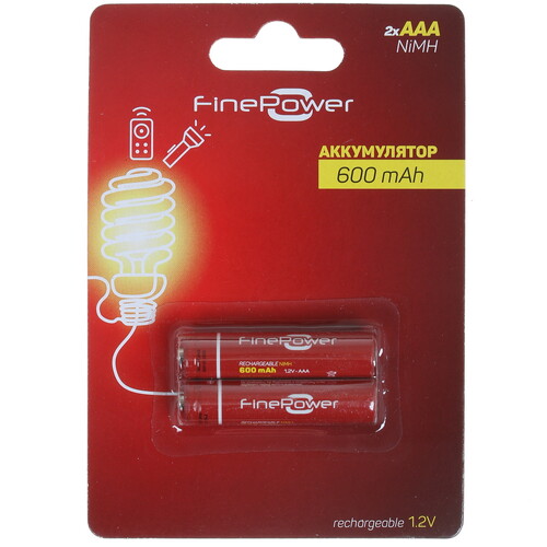 Купить Аккумулятор FinePower KT1316 600 мА*ч в интернет-магазине DNS. Характеристики, цена FinePower KT1316 | 1258441.