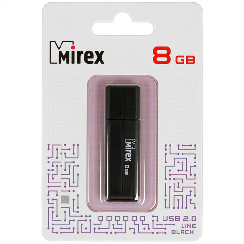 Купить Память USB Flash 8 ГБ Mirex LINE [13600-FMULBK08] в интернет-магазине DNS. Характеристики, цена Mirex LINE | 5043511.