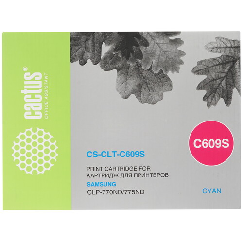 Купить Картридж лазерный Cactus CS-CLT-C609S голубой, с чипом в интернет-магазине DNS. Характеристики, цена Cactus CS-CLT-C609S | 7937191.
