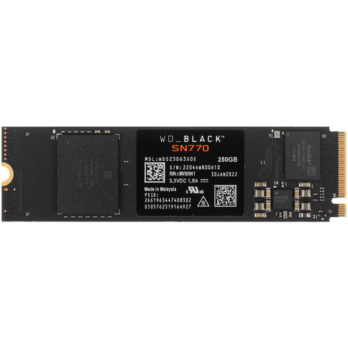 Купить 250 ГБ M.2 NVMe накопитель WD Black SN770 [WDS250G3X0E] в интернет-магазине DNS. Характеристики, цена WD Black SN770 | 5065225.