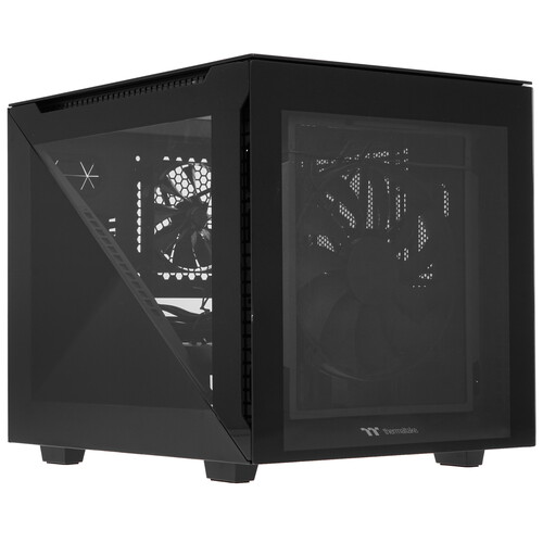 Купить Корпус Thermaltake Divider 200 TG [CA-1V1-00S1WN-00] черный в интернет-магазине DNS. Характеристики, цена Thermaltake Divider 200 TG | 4852258.