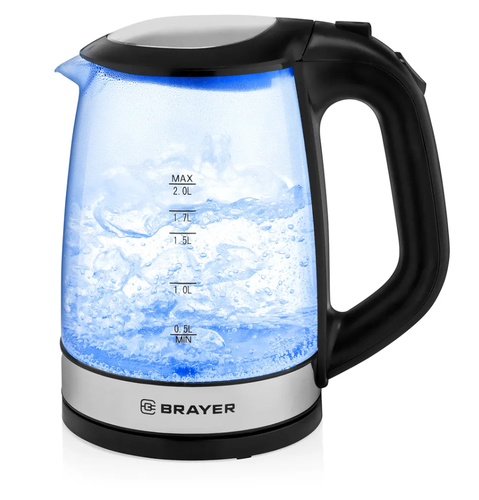 Купить Электрочайник BRAYER BR1040BK черный в интернет-магазине DNS. Характеристики, цена BRAYER BR1040BK | 8156573.