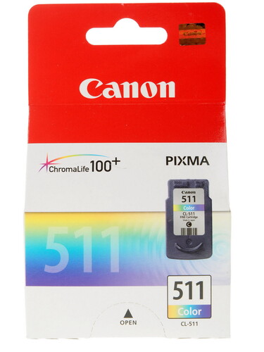 Купить Картридж Canon CL-511 многоцветный в интернет-магазине DNS. Характеристики, цена Canon CL-511 | 0109703.