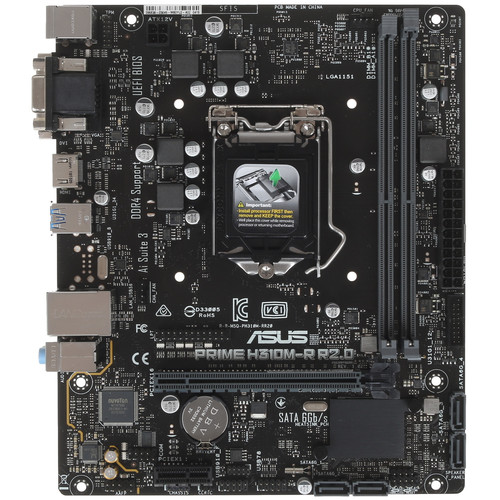 Купить Материнская плата ASUS PRIME H310M-R R2.0 в интернет-магазине DNS. Характеристики, цена ASUS PRIME H310M-R R2.0 | 1370879.