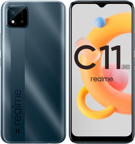Купить Смартфон realme C11 (2021) 2/32 ГБ серый [6.52", 8x1.6 ГГц, 2 SIM, 1600x720, камера 8 Мп, 4G, GPS, 5000 мА*ч] в интернет-магазине DNS. Характеристики, цена realme C11 2021 | 5329097.