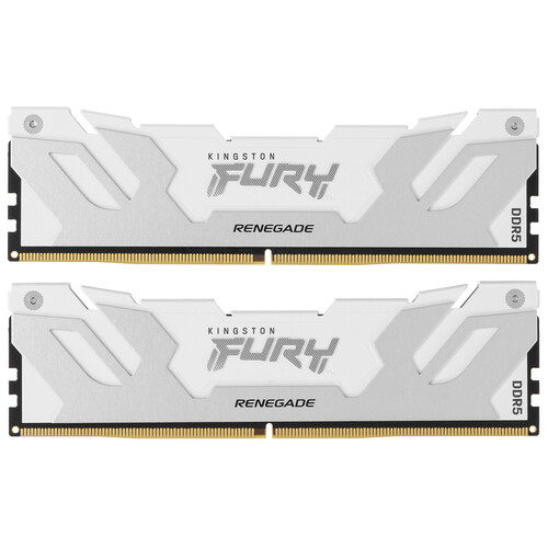 Купить Оперативная память Kingston Fury Renegade White [KF576C38RWK2-32] 32 ГБ в интернет-магазине DNS. Характеристики, цена Kingston Fury Renegade White | 5436353.