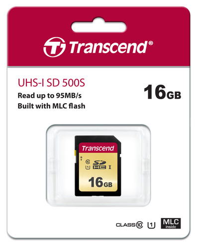 Купить Карта памяти Transcend 500S SDHC 16 ГБ [TS16GSDC500S] в интернет-магазине DNS. Характеристики, цена  | 1256956.