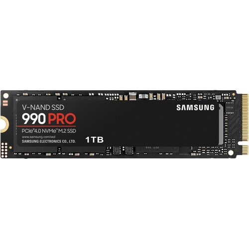 Купить 1000 ГБ M.2 NVMe накопитель Samsung 990 PRO [MZ-V9P1T0BW] в интернет-магазине DNS. Характеристики, цена Samsung 990 PRO | 9942157.
