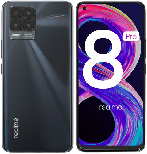Купить Смартфон realme 8 Pro 6.4" 128Gb Чёрный Snapdragon 720G /6144Mb ...