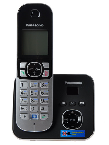 Купить Телефон беспроводной (DECT) Panasonic KX-TG6821RUB в интернет-магазине DNS. Характеристики, цена Panasonic KX-TG6821RUB | 0168980.