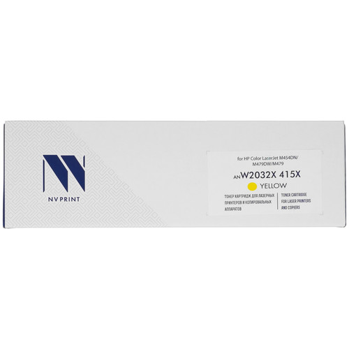 Купить Картридж лазерный NV Print NV-W2032X 415X желтый в интернет-магазине DNS. Характеристики, цена NV Print NV-W2032X 415X | 9926601.