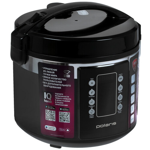 Купить Мультиварка Polaris PMC 0528 Wi-FI IQ Home черный в интернет ...