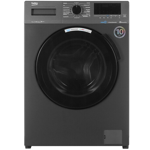Купить Стиральная машина Beko WSPE7H616A черный в интернет-магазине DNS. Характеристики, цена Beko WSPE7H616A | 5300079.