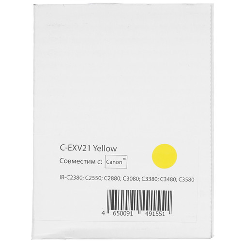 Купить Картридж лазерный Colortek C-EXV21 Y желтый в интернет-магазине DNS. Характеристики, цена Colortek C-EXV21 Y | 5367185.