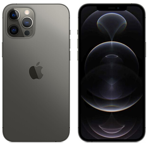 Купить 6.7" Смартфон Apple iPhone 12 Pro Max 256 ГБ серый [6x2.99 ГГц, 6 Гб, 1 SIM, OLED, 2778×1284, камера 12+12+12 Мп, 3G, 4G, GPS, 3687 мА*ч] в интернет-магазине DNS. Характеристики, цена  | 5317887.