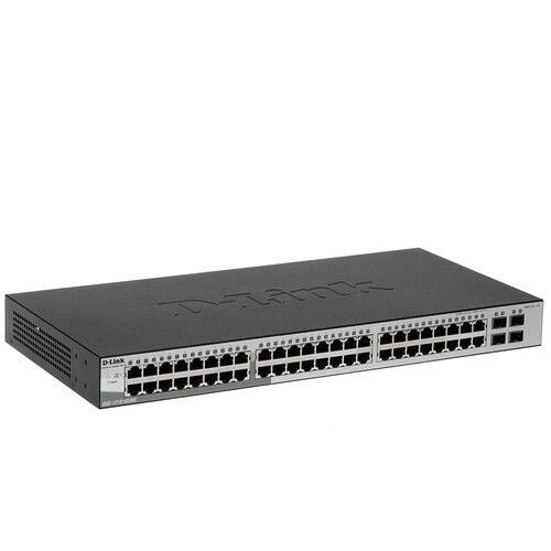 Купить Коммутатор D-Link (DGS-1210-52/ME/A1A) 48-портов 10/100/1000BASE-T 4 SFP Ports в интернет-магазине DNS. Характеристики, цена  | 6717501.