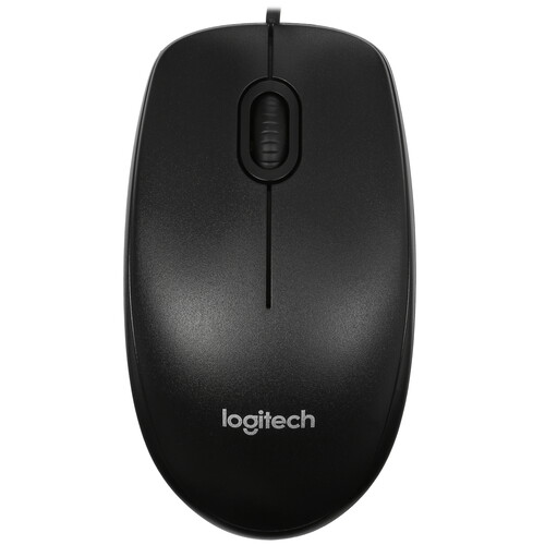 Купить Мышь проводная Logitech B100 [910-005547] черный в интернет-магазине DNS. Характеристики, цена Logitech B100 | 5059894.
