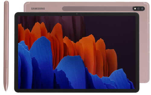 Купить 12.4" Планшет Samsung Galaxy Tab S7+ Wi-Fi 128 ГБ коричневый + стилус в интернет-магазине DNS. Характеристики, цена Samsung Galaxy Tab S7+ Wi-Fi | 1690237.