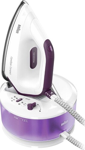 Купить Парогенератор Braun CareStyle Compact IS2144VI белый в интернет-магазине DNS. Характеристики, цена Braun CareStyle Compact IS2144VI | 5099055.