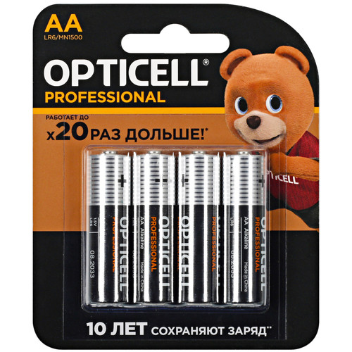 Купить Батарейка Opticell Professional AA (LR6/ER14505/FR6/R6P) в интернет-магазине DNS. Характеристики, цена Opticell Professional | 5434073.